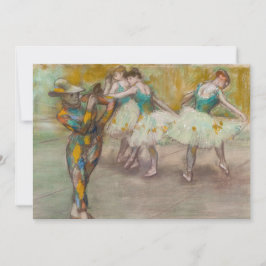 Cartão De Agradecimento Edgar Degas - Harlequin Dance