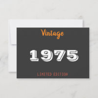 Edição limitada de aniversário de 50 anos de 1975