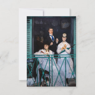 Cartão De Agradecimento Edouard Manet - A Varanda / Le Balcon