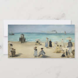 Cartão De Agradecimento Edouard Manet - Na Praia, Boulogne-sur-Mer