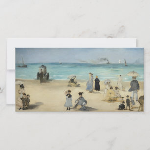 Cartão De Agradecimento Edouard Manet - Na Praia, Boulogne-sur-Mer