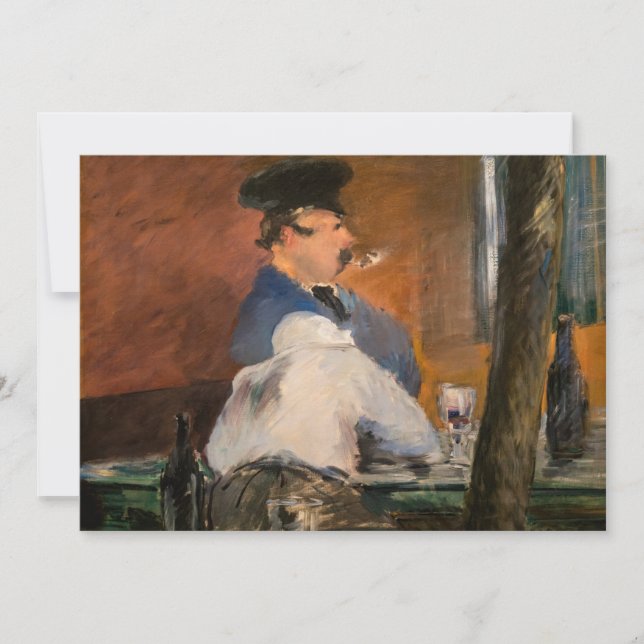 Cartão De Agradecimento Edouard Manet - O Bar, Le Bouchon (Frente)