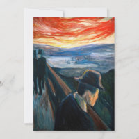 Edvard Munch - Humor Doente no Sunset, Desespero 1
