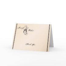 Eggshell Elegance Wedding Obrigado