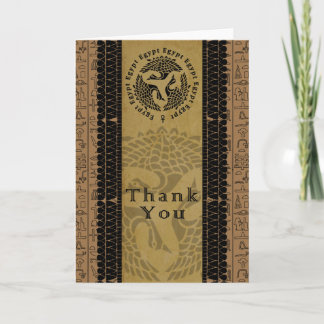 Cartão De Agradecimento Egyptian Thank You Card