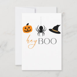 Cartão De Agradecimento Ei, Boo!