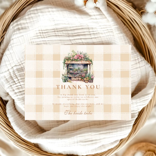 Cartão De Agradecimento Ela está fora do Chá de panela (Criador carregado)