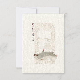 Cartão De Agradecimento Ele É Placa De Páscoa Risen