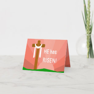 Cartão De Agradecimento Ele tem Risen