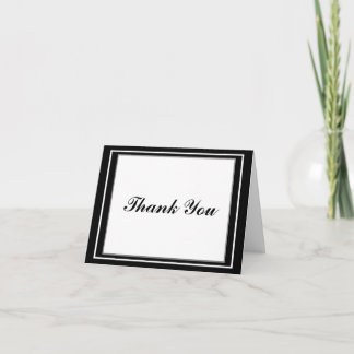 Cartão De Agradecimento Elegant Bar Mitzvah Thank You Card - Customized