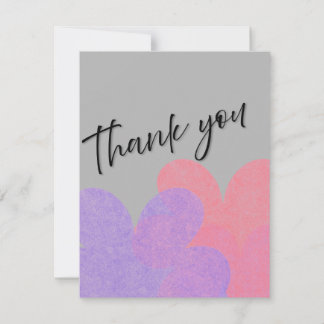 Cartão De Agradecimento Elegant Botanical Wedding Thank You Card