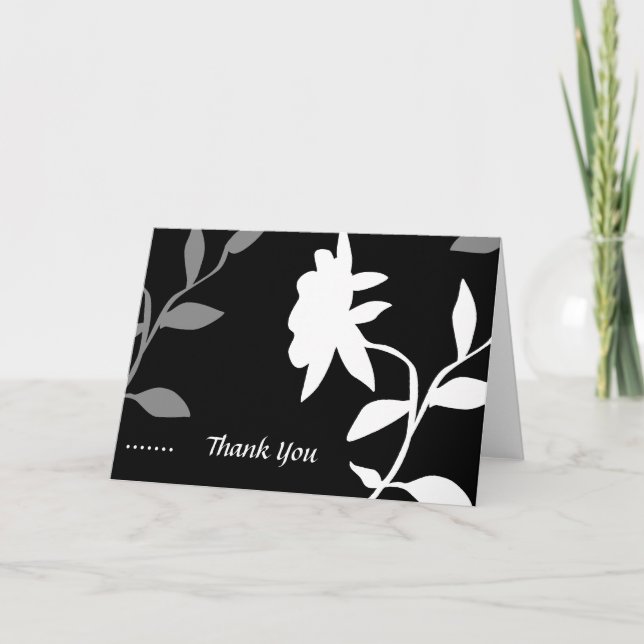 CARTÃO DE AGRADECIMENTO ELEGANT THANK YOU (Frente)