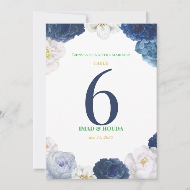 Cartão De Agradecimento Elegant wedding invitation with Floral accents (Frente)