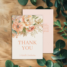 Elegante Creme Floral Aniversário