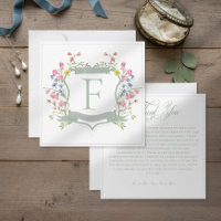 Elegante Crista de Flor Silvestre Pastel em Tom de