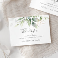 Elegante Eucalyptus Deixa Casamento Dourado Verde
