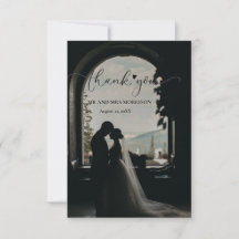 elegante foto de casamento com escrita única e man