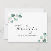 Elegante Greenery Rustic Eucalyptus Simpatia