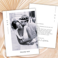 Elegante Minimalista Foto de Casamento com Letra P