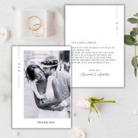 Elegante Minimalista Foto de Casamento com Letra P