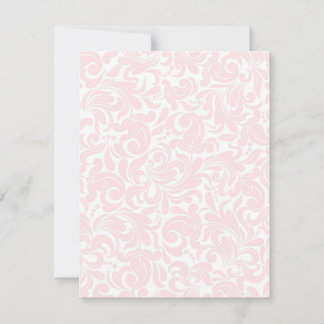 Cartão De Agradecimento Elegante Pink Paisley Personalizado Dia das Mães
