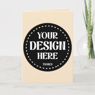 Cartão De Agradecimento Elegante, refinado, elegante e minimalista