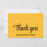 Elegante Rótulo Amarelo de Matemática para Formatu