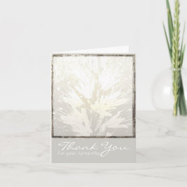 Cartão De Agradecimento Elegante simpatia por padrão floral Obrigado N pla