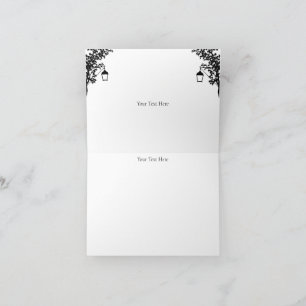 Cartão de Agradecimento Elegante - Texto Personali