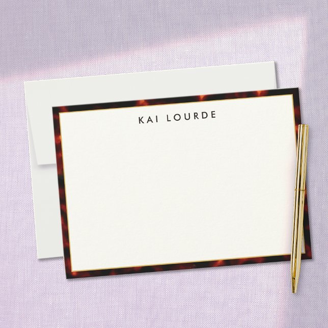 Cartão De Agradecimento Elegante TortoisesInferno (Criador carregado)