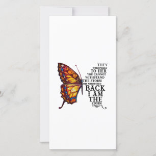 Cartão De Agradecimento Eles A Sussurraram. Você Não Pode Suportar A Tem