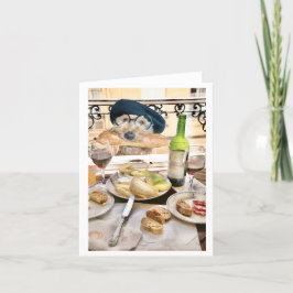 Cartão De Agradecimento Ella Bella Banana brings a baguette