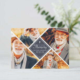 Cartão De Agradecimento Em Adoro Memória Moderna Multifoto Cruzada