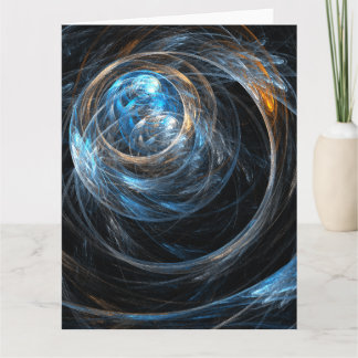 Cartão De Agradecimento Em todo o mundo arte abstracta