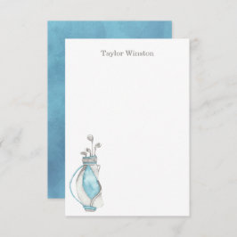 Cartão De Agradecimento Embarcações de Golfe com Cana d'Água