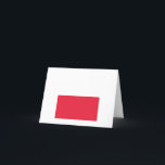 Cartão De Agradecimento Emblema de Sinalizador Polônia<br><div class="desc">Polônia Patriótica Home Gift Design. Sinal de País Polonês Souvenir. Política Nacional Marca Presente. Apresentação do Símbolo Nacional.</div>