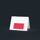 Cartão De Agradecimento Emblema de Sinalizador Polônia<br><div class="desc">Polônia Patriótica Home Gift Design. Sinal de País Polonês Souvenir. Política Nacional Marca Presente. Apresentação do Símbolo Nacional.</div>