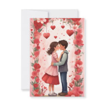 Embraço Eterno: Um Beijo Dia de os namorados