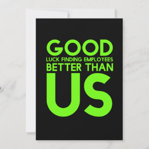 Cartão De Agradecimento Empregado saindo ou demitido no trabalho presentes