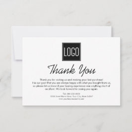 Cartão de Agradecimento Empresarial Personalizado