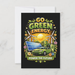 Cartão De Agradecimento Energize o Futuro