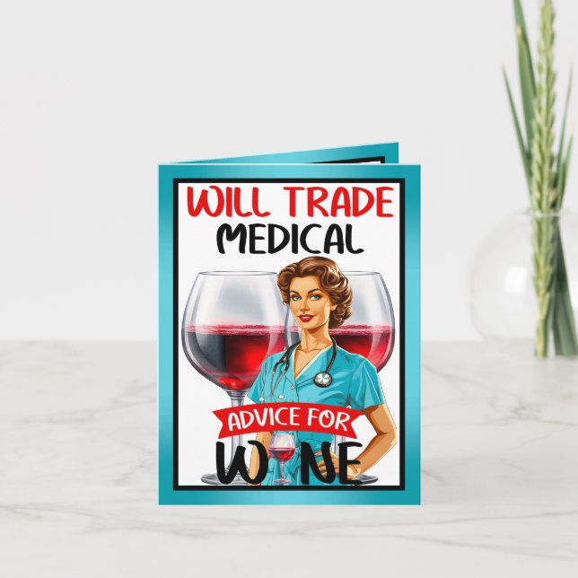 Cartão De Agradecimento Enfermeira Nostálgica Cuta Pinup Comercializará Co (Frente)