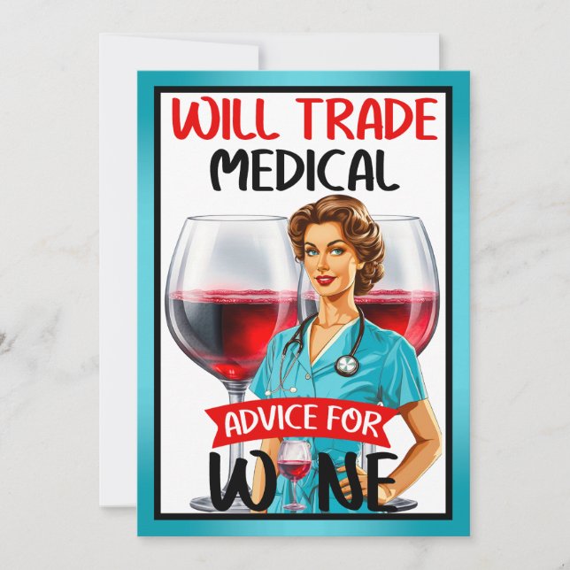 Cartão De Agradecimento Enfermeira Nostálgica Cuta Pinup Comercializará Co (Frente)