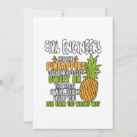 Engenheiros Civis São Como Ananases.