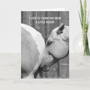 Cartão De Agradecimento Engraçado Cavalo Obrigado Pelo Incentivo