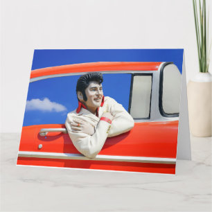 CARTÃO DE AGRADECIMENTO ENGRAÇADO OBRIGADO CARTÃO, ROCKER 1950