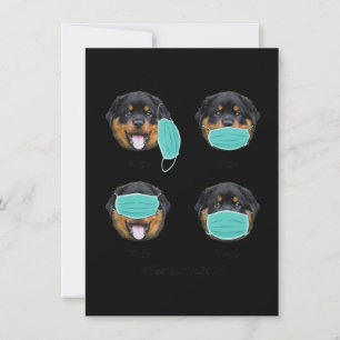 Cartão De Agradecimento Engraçado Professor Life 2020 Rottweiler Cão Ves