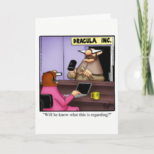 Cartão De Agradecimento Engraçado Secretário Humor Saudando CardSpectickle