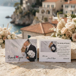 Cartão De Agradecimento Esboço Desenhado à Mão Coração Sobreposição de Fot