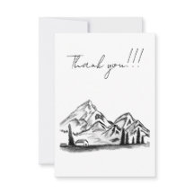 esboço em preto e branco de Montanhas